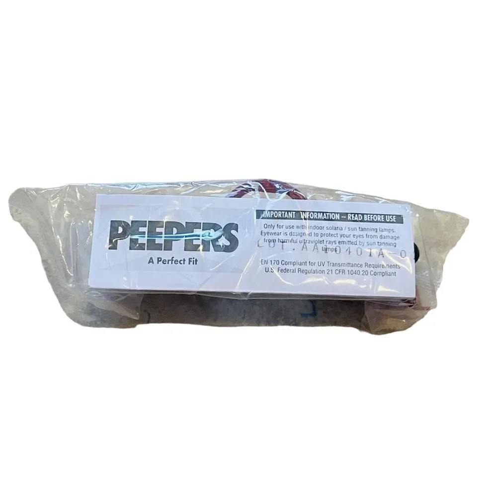 5/$25💜 California Tan Peepers Tanning Goggles - 1 Pair